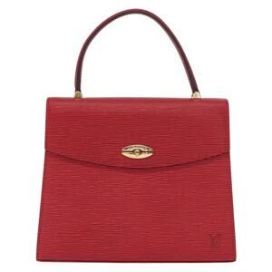 Louis Vuitton Epi Malesherbes Handbag Red